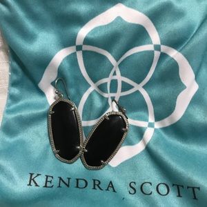 Black & Silver Kendra Scott Earrings